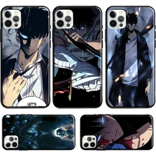 Sung jin woo Solo Leveling For iPhone 11 Pro Max XS X XR 8 7 Plus SE 2020 Case For iPhone 12 Pro Max mini Funda