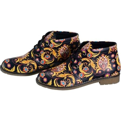 Digital printed women hashpapi boots