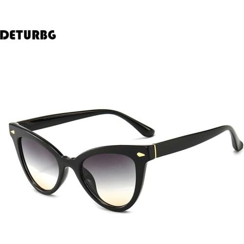Deturbg Womens Cat Eye Sunglasses