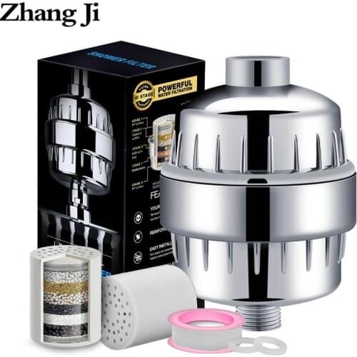 Stage Activated Carbon Shower Hard Water Filter Multistage Water Purifier Chlorine Removal Reduce Dry Itchy Skin