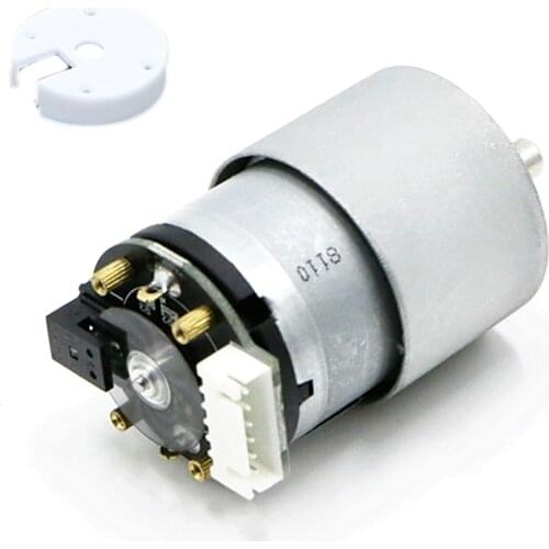 Photoelectric Speed Measuring 7W DC Gear motor 7-13V 1:10/30 12V Photoelectric Encoder High precision Optical code disk 500PPR