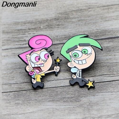 K100 Funny Metal Enamel Pins and Brooches for Backpack/Bag Badge Denim Brooch Collar Jewelry 1pcs