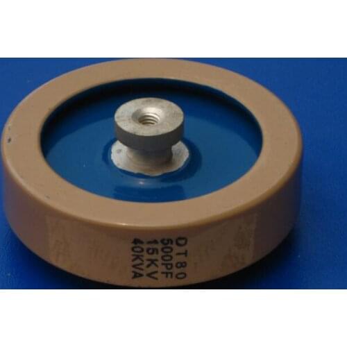 Round ceramics Porcelain high frequency machine new original high voltage DT80 500PF 15KV 40KVA