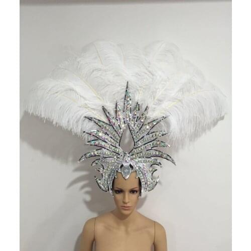 Lo spettacolo di danza copricapo di piume di accessori di abbigliamento La FESTA La Maschera IL Festival