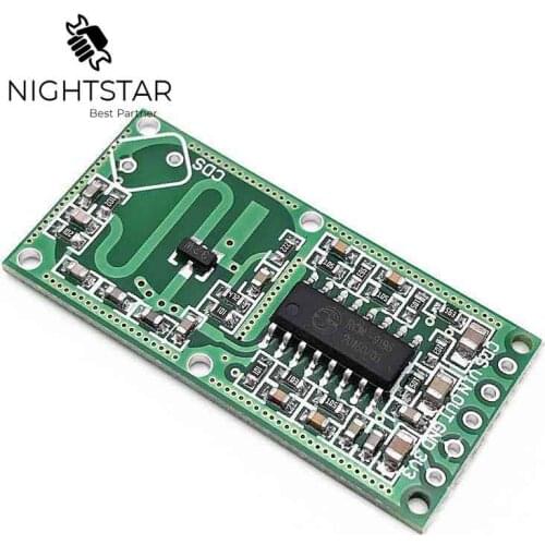 RCWL-0516 RCWL 0516 Microwave Radar Sensor Human Sensor Body Sensor Module Induction Switch Module Output 3.3V