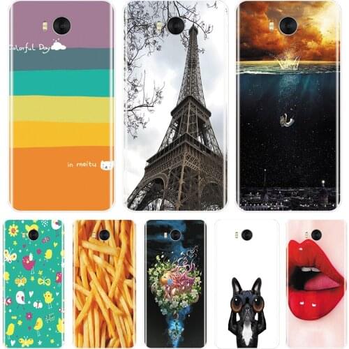 Soft TPU Back Cover For Huawei Y5 Y6 Y7 Prime 2017 2018 Y9 2019 Cute Aesthetic Phone Case Silicone For Huawei Y3 Y5 Y6 II Y7 Pro