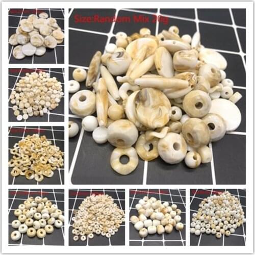 New Lvory Acrylic Beads Earrings Necklace Accessories Beads For Jewelry Making DIY Jewelry Necklace Accessories