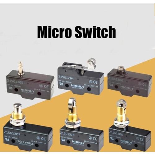 Original 10pc Highly Micro Switch Z15G1307 Z15G1318 Z15G1306 Z15G1308 Z15G1703 Z15G1704 limit stroke brake switch