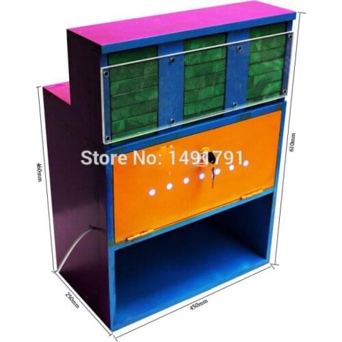 Falling-down Wooden bar props open lock or controll Linear Actuator Takagism game escape room tools