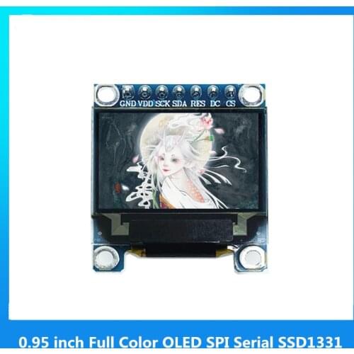 0.95 Inch 96*64 SPI Full Color OLED Display 7pin DIY Module 96x64 LCD SSD1331 Driver IC 3.3V 5V