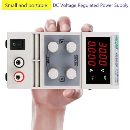KPS3010DF Adjustable Digital Mini DC Power Supply 30V 10A 5A DC JACK Set Phone Repair Cable For Lab Phone and Laptop