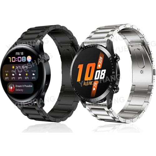 For Huawei Watch 3 Titanium Strap For Huawei GT 2 Pro 46mm/HONOR MagicWatch 2/GS Pro Smartwatch Band Watchband Metal Bracelet