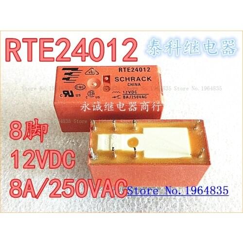 RTE24012 12VDC 8A Relay RT444012