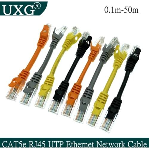 10cm 30cm 50cm CAT5e Ethernet UTP Network Male to Male Cable Gigabit Patch Cord RJ45 Twisted Pair GigE Lan Short Cable 1m 2m 30m