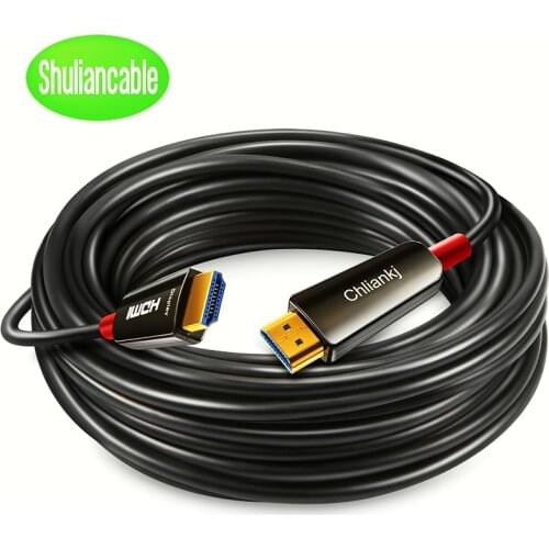 Long HDMI Cable 2.0 Optical Fiber HDMI 4k 60Hz 18Gbps 5m 10m 15m 20m 30m 50m All support hdmi 2.0 4K for HDR TV LCD Laptop PS4