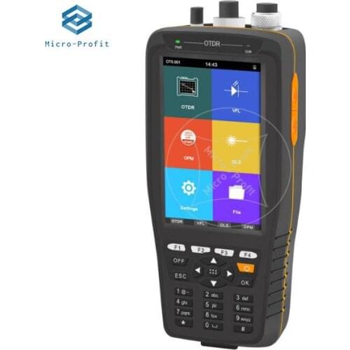 TM290 Touch Screen Smart Mini OTDR 1310 1550nm with Built-in VFL OPM OLS OTDR Optical Time Domain Reflectometer Free shipping