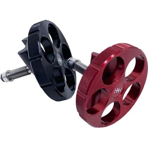 H&H Bicycle Accessories Hinge Clamp Plate and Lever Set fit for Brompton Bicycle