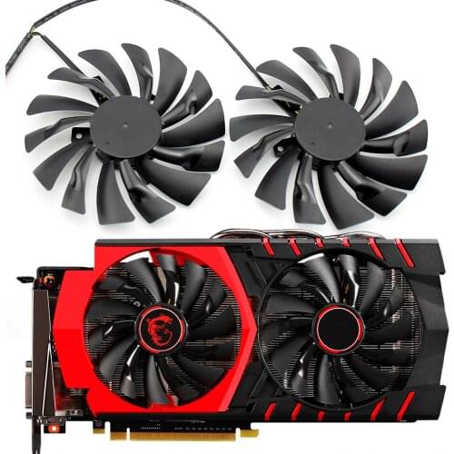 2PCS/lot 95mm PLD10010S12HH 4PIN Cooler fan For MSI GTX 960 GTX980Ti GAMING GTX 950 GTX 1060 RX 470 GAMING X Graphic Card Fan