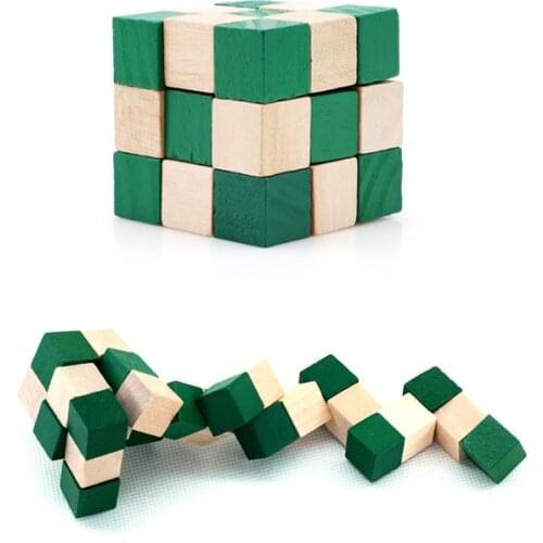 Magic ruler Intelligence Lock Brain Teaser Puzzle Educational Toys Magic Cube Traditional Wooden Kong Ming lock B1055