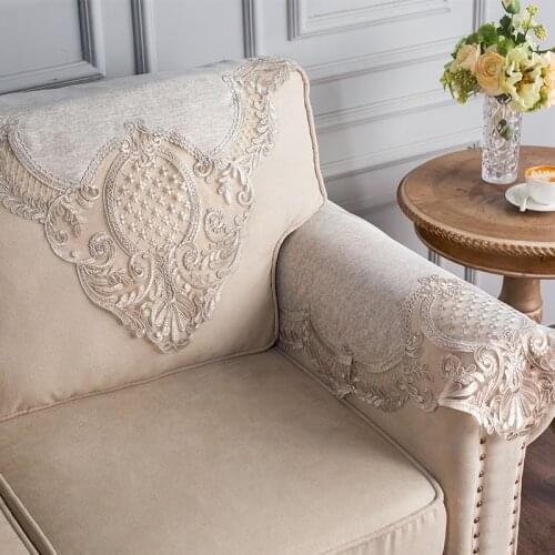 European Sofa Cover Four Seasons Universal Armrest Towel Lace Backrest Towel Sofa Cover Dustproof Sofa Cover Cloth Modern