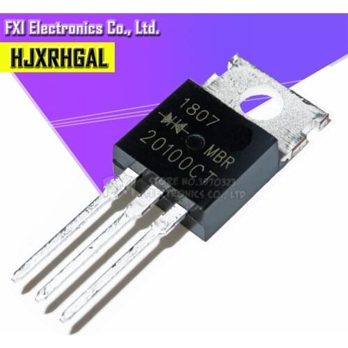 10PCS MBR10100CT TO-220 MBR10100 TO220 10100CT