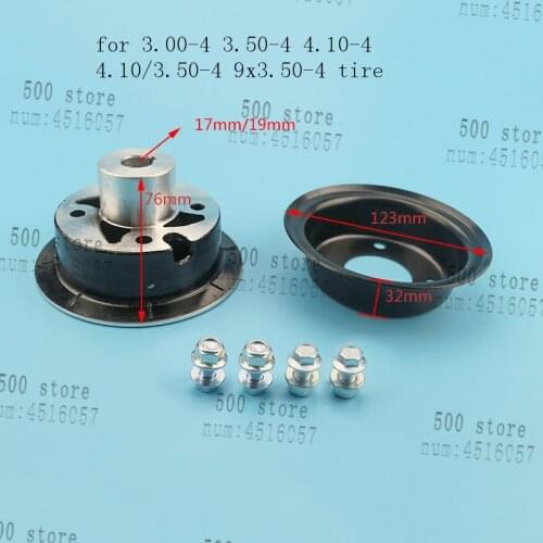 3.00/3.50/4.10-4 4.10/3.50-4 9x3.50-4'' 4 inch wheel hub rim for ATV Electric/Gas Scooter Bike motorcycles part