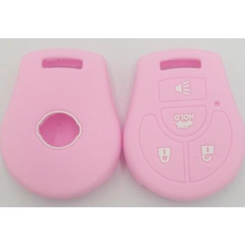 2PC Silicone Car Key Case for Nissan Qashqai J10 J11 March Tiida NV200 Leaf Kicks Cube X-Trail Navara Terra Remote Fob Case