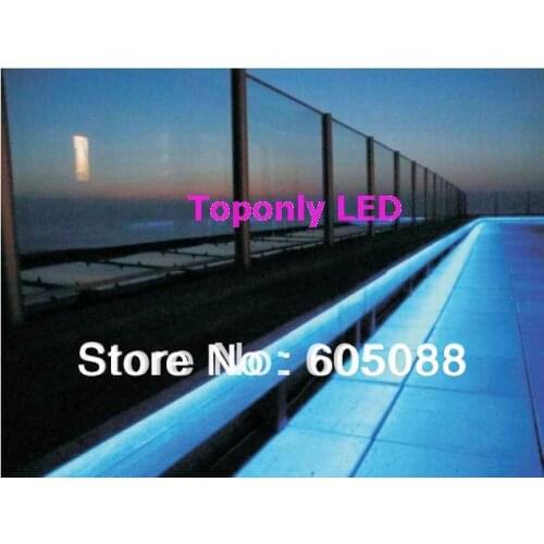IP68 waterproof outdoor linear lighting DC24v TPU flexible led strip white color 230lm/m topview smd3528 leds ribbon 30m/spool