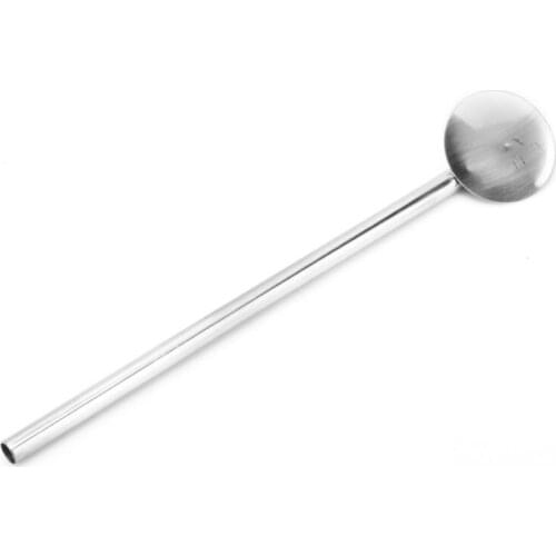 Kitchen Dining Barware Bar Accessories Stainless Steel Drinking Straw Stirring Rod Muddlers Spoon 10pcs /lot