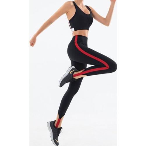 Leggings Sports Yoga Trousers Fashion Spandex Foot Tights Gym Pants Push-ups Yoga Pants High Waist Abdominal Fitness Yoga Pants
