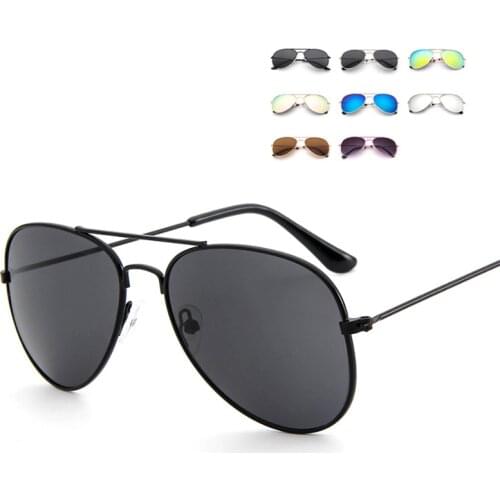 2021 NEW Brand Children Goggle Girls Alloy Sunglasses Hot Fashion Boys Girls Baby Child Classic Retro Cute Sun Glasses