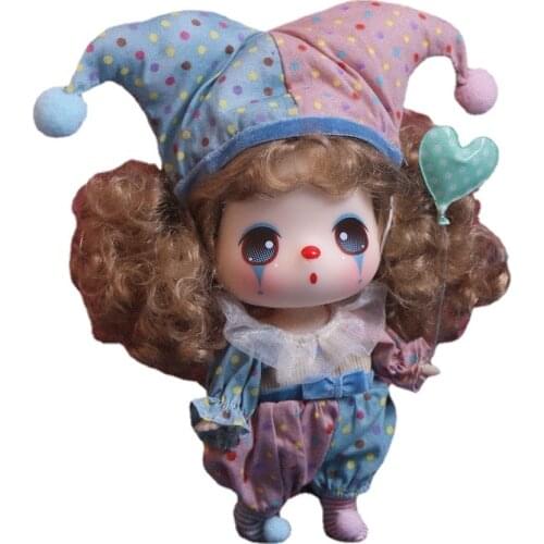 New dungeon clown doll simulation exquisite girl vinyl doll toy dress up doll gift