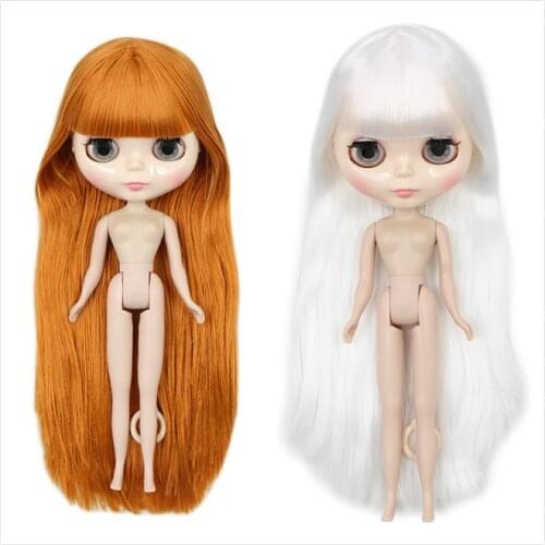 Nude blyth dolls Long straight hair 08