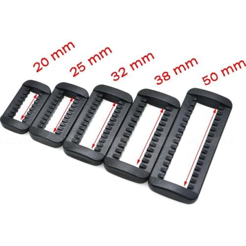 3/4" 1" 1-1/4" 1-1/2" 2" Loops Looploc Side Release Buckles Plastic Rectangle Rings Backpack Strap Bag Parts Accessories