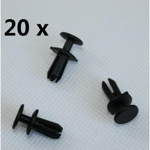 20XFor FORVW Plastic Rivets- Bumper, Centre Console , Interior Trim Clips N90536901