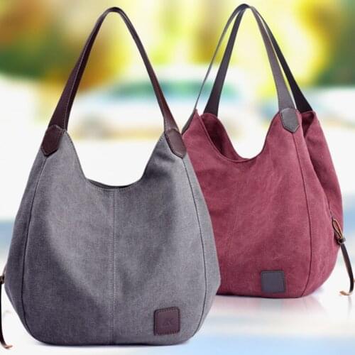 Runway designer Canvas Handbag 2021 new luxury womens bag large capacity small bag ladies fashion shoulder travel bag