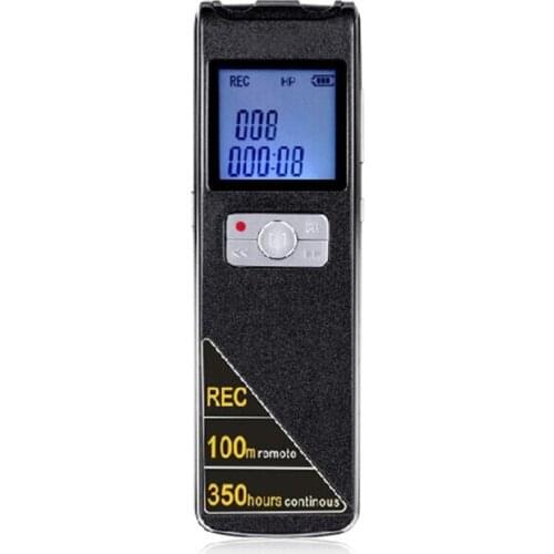 100 Metres Wireless Remote Recording Super Long-Time 350 Hrs Professional USB Digital Audio Voice Recorder Free Shipping