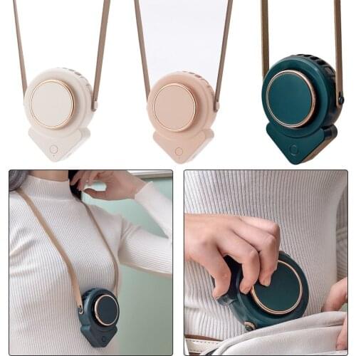 Neck fan mini usb 5V cooler rechargeable ventilador Outdoor Travel handheld portable silent small Electric PC cooling fans home