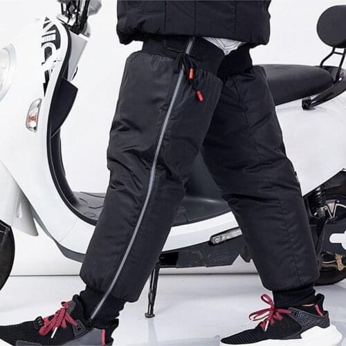 Winter Riding Warm Knee Protector Zipper Waterproof Kneepad Cycling Leg Long Length Gear For Riding Leg Warm Pads