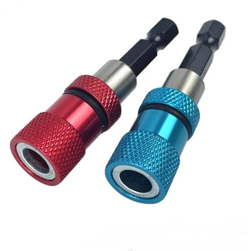 1/4 Hexagonal quick release self-locking connecting rod lengthening rod Electro-drill screwdriver lengthening fast adapter rod