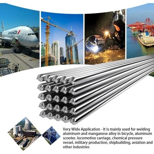 10/20/50PCS 2mm*50cm Welding Wire Low Temperature Aluminum solder Wire Flux Cored Al Soldering Rods No Need Solder Powder