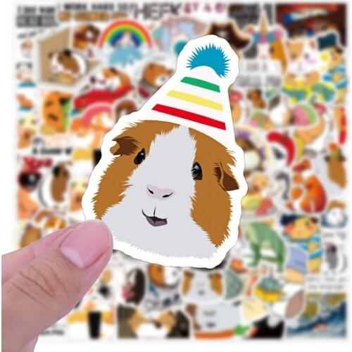 10/50pcs Pui Pui Mouse Stickers Cartoon Anime Car Graffiti Sticker Luggage Laptop Notebook Motorcycle Skateboard Decal Kids Toy