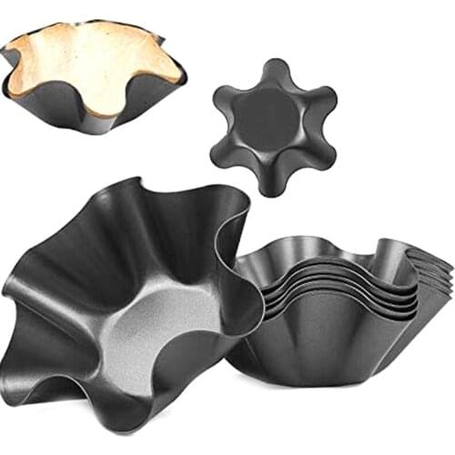 8 Pack Tortilla Bowl Molds Perfect Tortilla Pan Nonstick Taco Shell Tortilla Pan Maker Salad Bowl