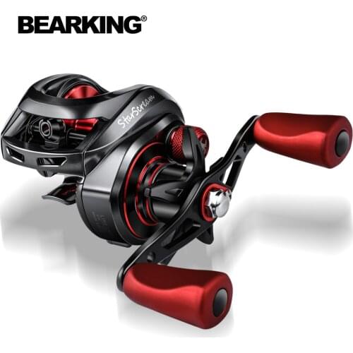 BEARKING Baitcasting Reel 8KG Max Drag 7.3:1 High Speed Fishing Reel 8+1BB Reinforced Reel Drag Reel Carp Drag Reel Fishing