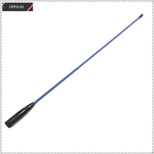 OPX771 Blue Soft SMA-M 144/430 UV Dual-Band Antenna for Yaesu VX1R VX2R VX3R VX5R VX6R VX7R walkie talkie