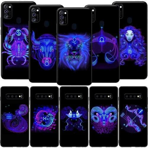 GX260 Zodiac Signs Case for Samsung S6 S7 Edge S8 S9 S10 S10E S20 Fe S21 S21s S30 Ultra Plus Lite