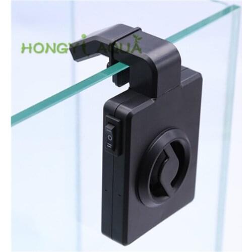 HONGYI 1 piece plastic mini cooling fan for aquarium aquatic plant tank hang on style fan for fish tank