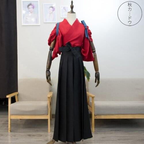 Anime Kamisama Love kiss cosplay cartoon Halloween cos Momozono Nanami cosplay Japanese Kendo pants kimono Unisex costume