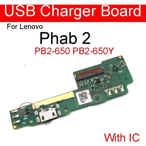 Charger Plug Dock Board For Lenovo PHAB 2 PB2-650 PB2-650Y Micro USB Charging Port Connector Board Flex Cable Replacement Parts