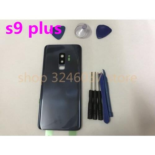 New Original Rear Battery Door For Samsung Galaxy S9+edge plus G965 G965F Back Glass Housing Cover with Logo + Sticker+tools